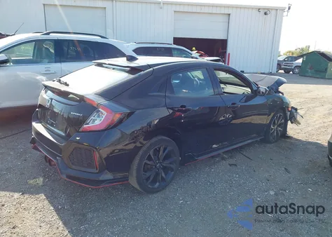 2018 Honda Civic Sport из США, поврежденный, VIN SHHFK7H48JU225028